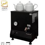 سماور برقی دوجداره مشکی سفارشی آریا